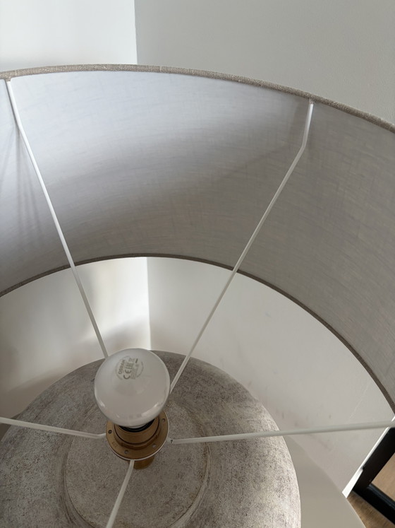 Lampe avec abat-jour en lin et pied en faïence – loods 5, Other (photo 4 of 7)