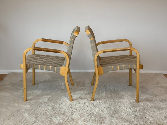 Image 1 of Sillones modelo 45 de Alvar Aalto para Artek, década de 1970. Juego de 2.