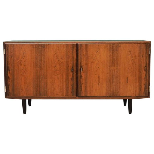 Rosenholzschrank, Dänisches Design, 1960er Jahre, Designer: Carlo Jensen, Hersteller: Hundevad