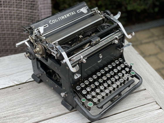 Image 1 of Voll funktionsfähige Wanderer Continental Schreibmaschine 1922 Berlin - gereinigt und geölt