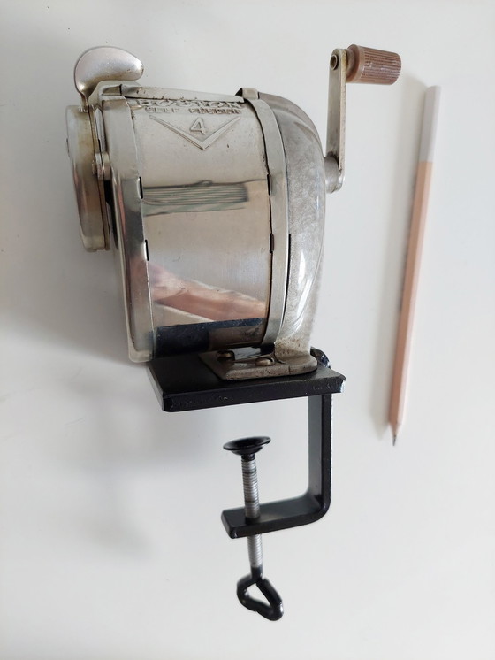 Image 1 of Vintage Puntenslijper - Boston - Gietijzer - Verenigde Staten - 1950