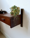 Vintage Wandmeubel avec Lades dans le style de Poul Cadovius