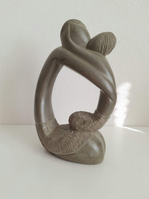 Handmade sculpture, stone, abstract