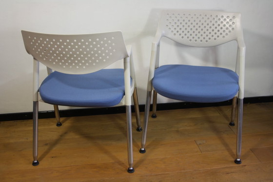 Image 1 of Two Vitra Quattro chairs