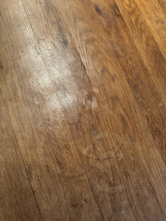 Image 1 of Antique solid oak monastery table table antique oak dining table