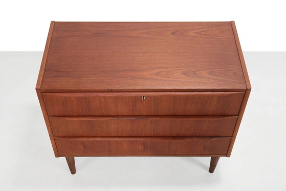 Vintage Danish teak wooden chest of drawers – Mid Century Modern (photo 4 of 5)