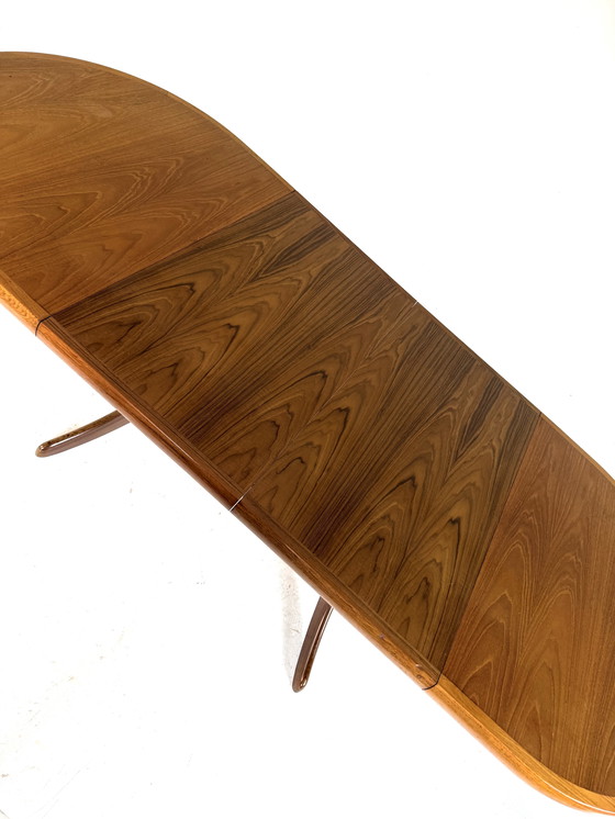 Image 1 of Tavolo da pranzo allungabile vintage danese in teak anni '60