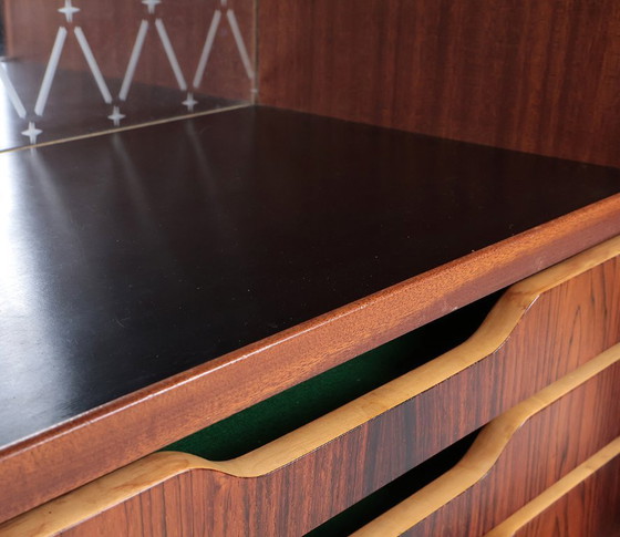 Image 1 of Danish design teak highboard, 1960s