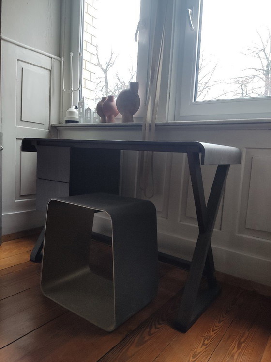 Image 1 of 1xMaxalto/B&B Italia - Sidus desk, Antonio Citterio, gray oak, 110cm