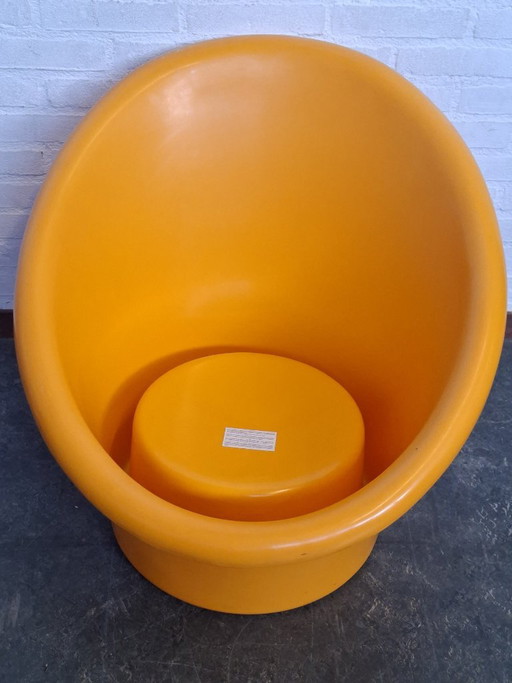 Sedia Spage Age di Ole Gjerløv-Knudsen e Torben Lind per IKEA – stoelen fauteuils, Plastic, Textile