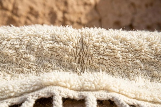 Tapis simple artisanal en laine 250cmx150cm 