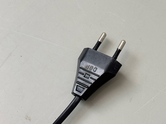 Image 1 of Set di 2 lampade a globo in stile Space Age, color ocra e cromo, anni '70.