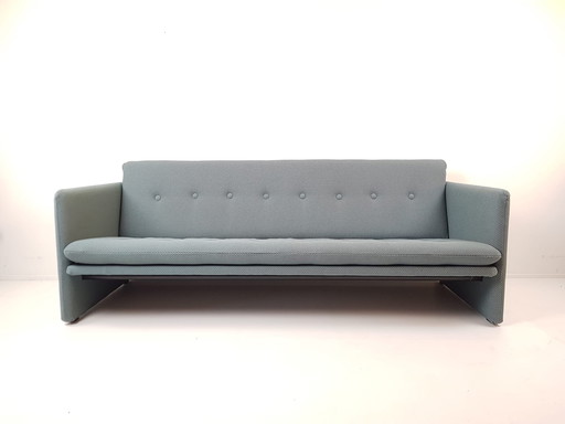 Artifort sofa plow fabric gray blue blended new