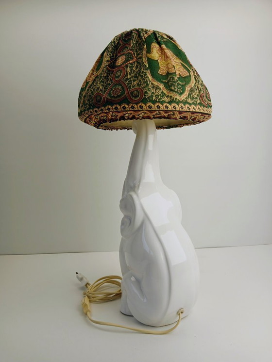 Image 1 of Lampe de table éléphant vintage