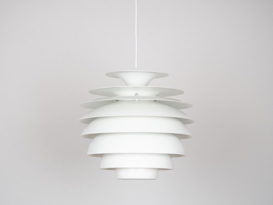 Image 1 of Lampada a sospensione vintage danese Barcelona di Bent Karlby, Lyfa, anni '60