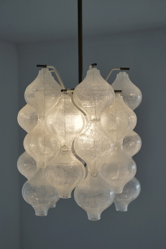 Image 1 of  Vintage Tulipan kroonluchter van JT Kalmar voor Franken Kalmar KG. 1960s