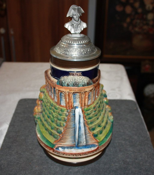 Chope de bière Sanssouci de collection - Édition limitée - n° 747 sur 10 000