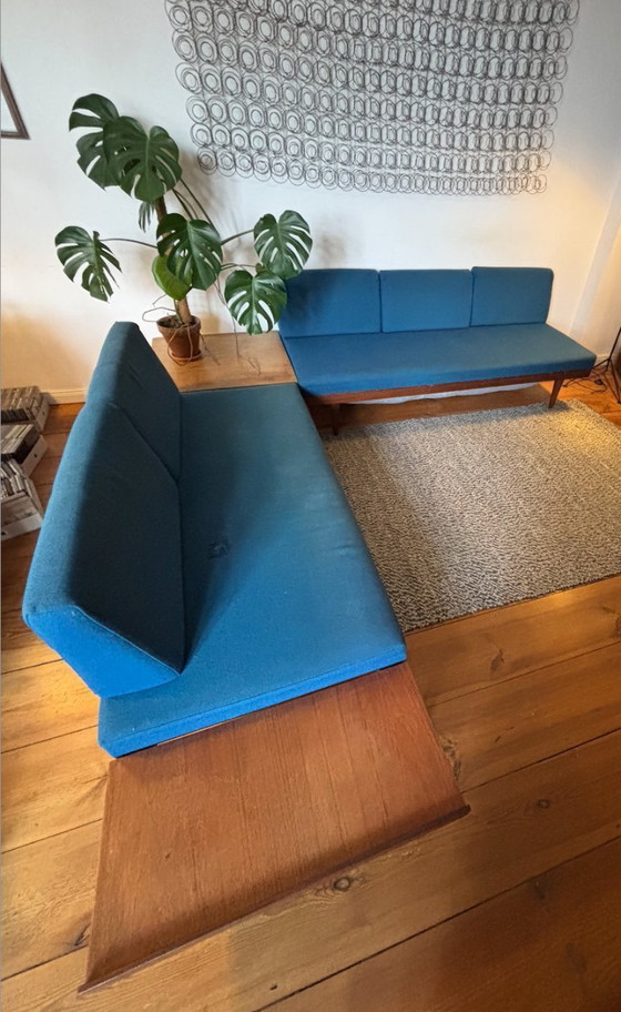 Image 1 of  Sofagruppe, 3-teilig – 60er-Jahre Teak Daybed-Set