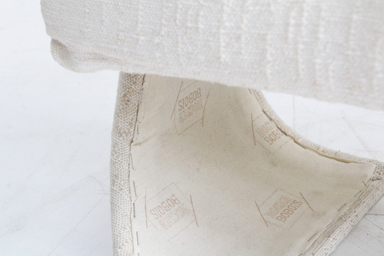 Image 1 of Vintage Roche Bobois Mah Jong sofa beige linen Hans Hopfer