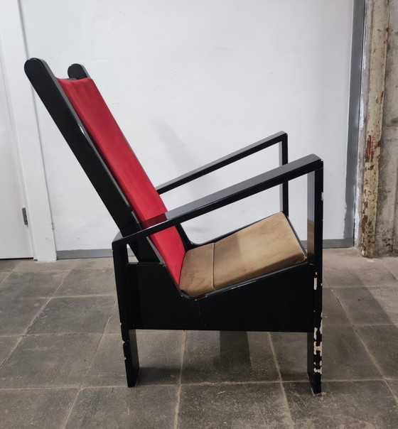 Sedes 4000 Armchair, Design Wim Mulder – Allerhande, Textile, Wood (photo 3 of 7)