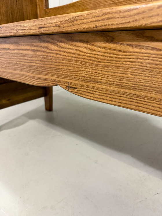 Image 1 of Antique oak bench 1900's