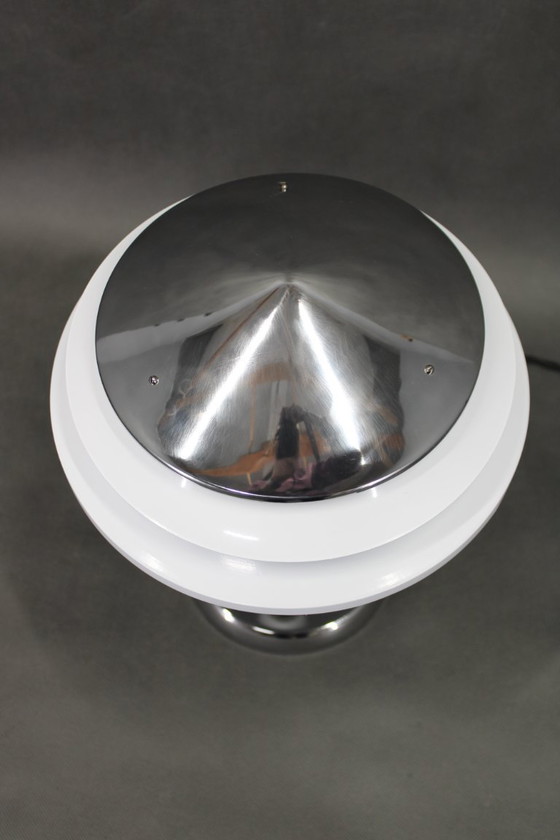 Image 1 of Mid Century Chrome Table Lamp Zukov Czechoslovakia 1970s