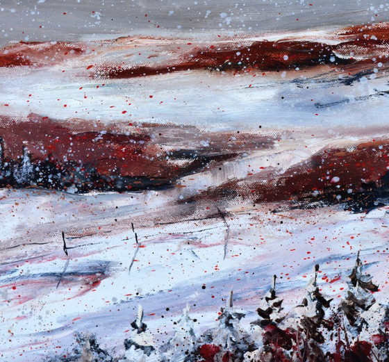 Está nevando – Pinturas y dibujos, Canvas (photo 3 of 5)