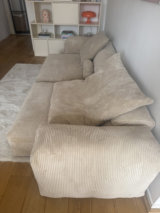 Vetsak Couch Cord Velour Sand in perfect condition 
