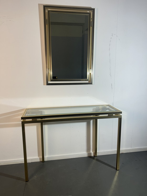 Image 1 of Pierre Vandel Console + Mirror '1970'