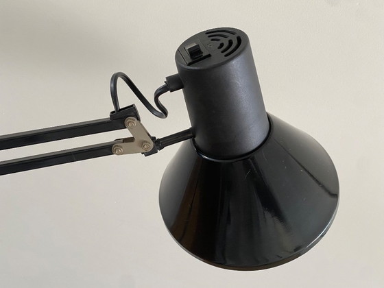 Image 1 of Lampada da scrivania nera vintage - Lampada da architetto - Anni '60 - Lampada retrò industriale