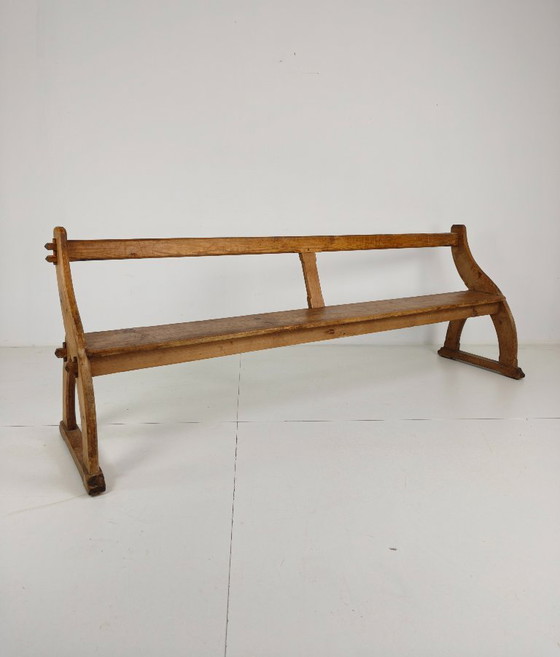 Bancs d'école victoriens en pin pitchpin – Vers 1900, Angleterre – Wood (photo 2 of 12)