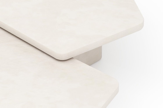 Contemporary Plaster Coffee Table Set Mortex – Atelier BB, Salontafels, Other (photo 14 of 18)