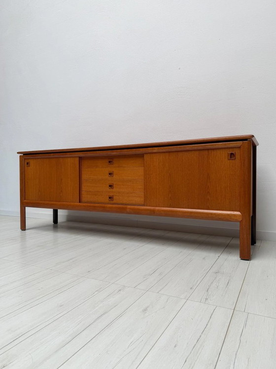 Credenza danese vintage in teak anni '60 attribuita a H.W. Klein per Bramin – Credenze, Legno (photo 2 of 14)