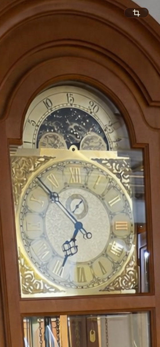 Horloge de parquet AMS Westwing – Pendules, Verre, Bois (photo 2 of 5)