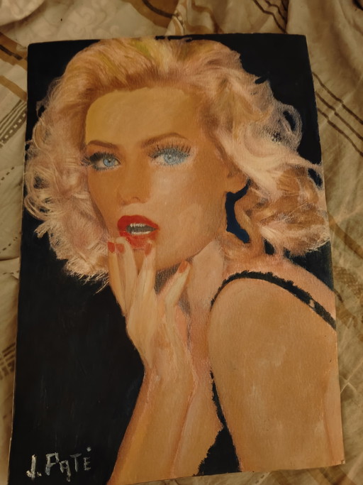 Hermoso lienzo de J. Pate