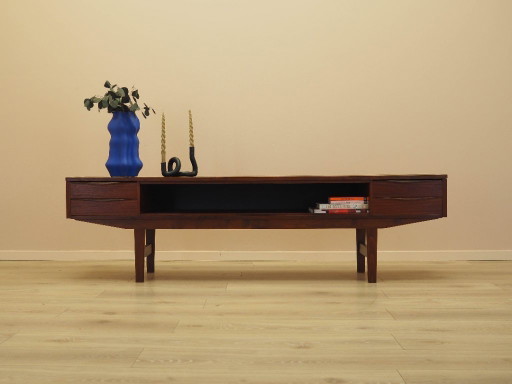Mobile basso in teak, design danese, anni '70, prodotto in Danimarca