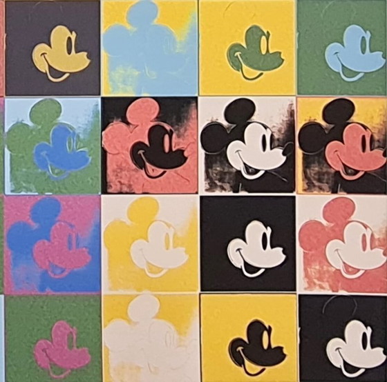 Image 1 of D'après Andy Warhol, Mickey Mouse, années 1980, lithographie