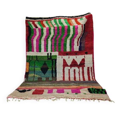 Tappeto marocchino Boujaad vintage in lana – 300 × 206 cm