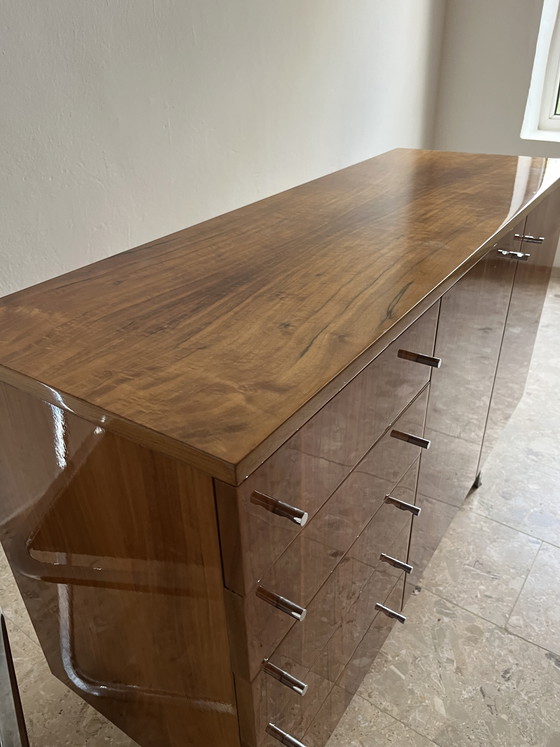 Image 1 of 1x Sideboard aus Palisanderholz mit Chrombeinen aus den 1960er Jahren