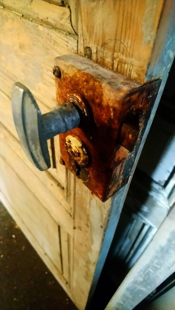 Abgezogene Kieferntür – Dekorative Objekte, Holz, Vintage (photo 20 of 21)
