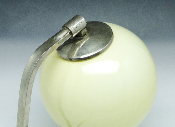 Mid-Century Glass and Metal Bedside Lamp, 1950s – Table lamps (photo 8 of 10)