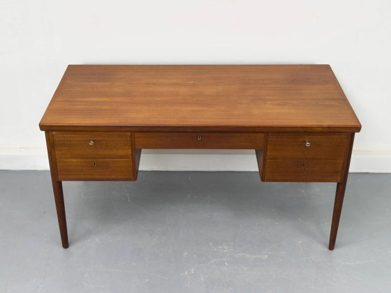 Deens Teak Bureau met Laden, jaren 60 – Scandinavian (photo 26 of 28)