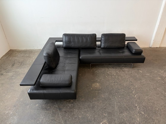 Rolf Benz Dono Divano Designer Pelle Nera Ottime Condizioni – Divani angolari (photo 3 of 11)