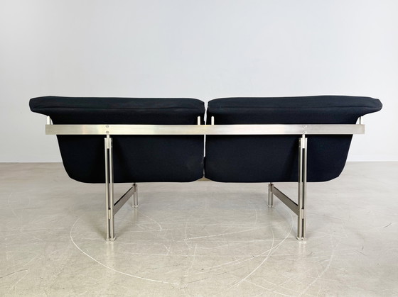 Image 1 of Saporiti Italia Wave Divano Giovanni Offredi 1970 design a due posti