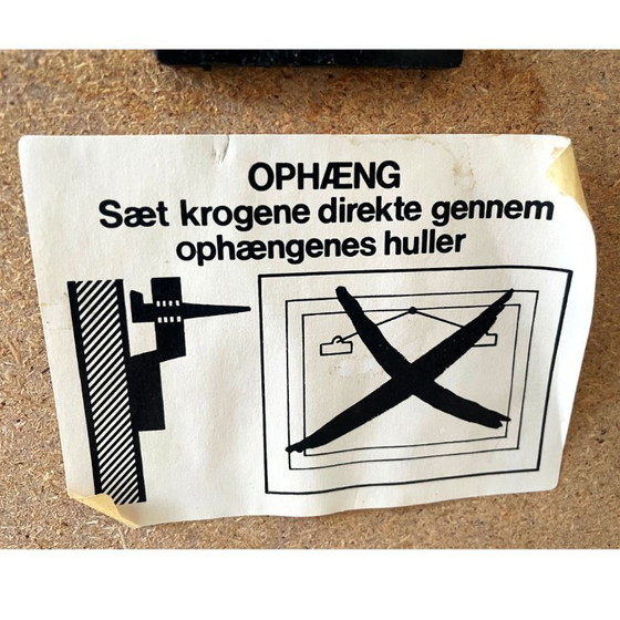 Image 1 of Henrik Horst Jaren 70 Brutalistische Metalen Wandsculptuur