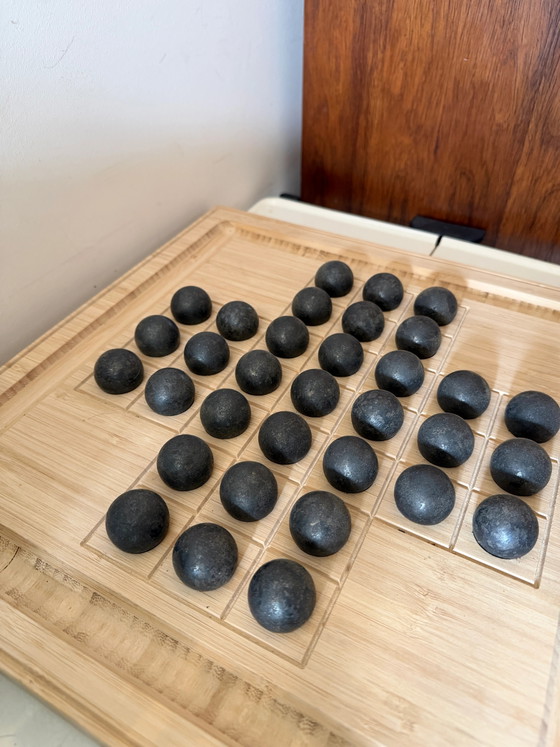 Juego de Solitario XXL – Objetos decorativos, Metal, Bamboo, Vintage (photo 2 of 8)