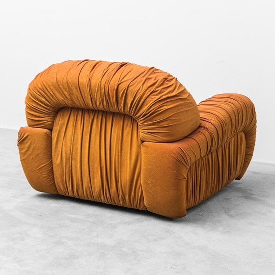 Image 1 of COPPIA DI POLTRONE IN TESSUTO MODELLO CALIFFO BEKA ANNI ’70 VINTAGE MODERNARIATO