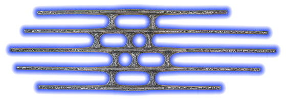 Brutalistisches hinterleuchtetes Wandkunstobjekt – Industrial Re-designs, Wandleuchten, Aluminium (photo 3 of 9)