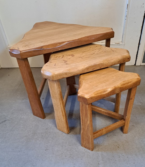 3 x Brutalist Side table – Wood (photo 3 of 10)
