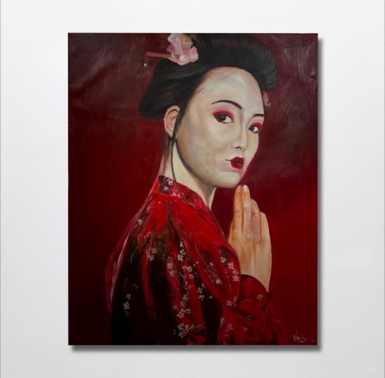 Study of a Geisha (2026) – Paintings & Drawings, Canvas (photo 4 of 5)